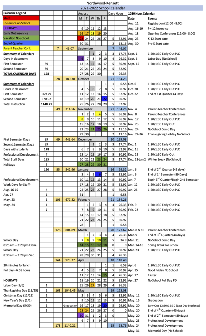 Iowa City School District Calendar 2022-23 - Academic Calendar 2022